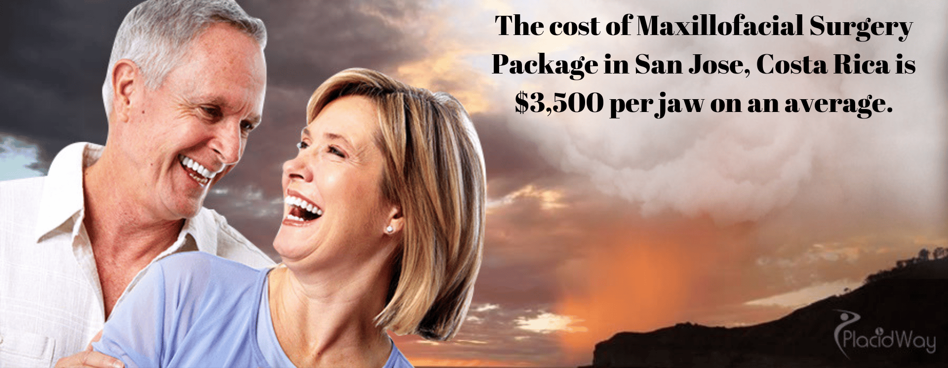 The cost of Maxillofacial Surgery Package in San Jose, Costa Rica is $3,500 per jaw on an average.